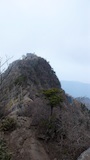 天狗岳から弥山を望む