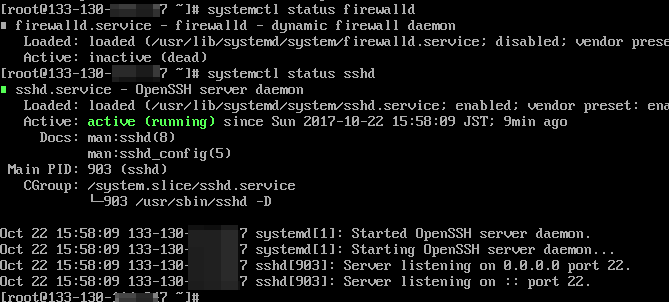 Check Initial FW  SSH Settings