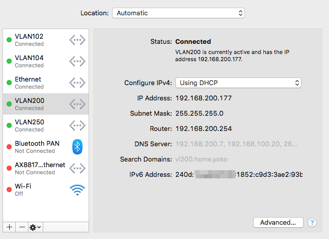 Client PC IPv6 Address