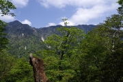 釈迦ヶ岳から孔雀岳