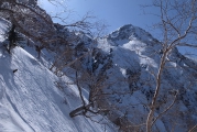 地蔵尾根から赤岳