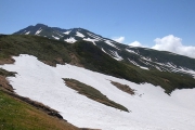 新山、外輪山を望む