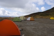 白雲岳避難小屋のテント場