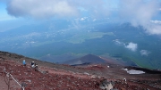 下には宝永山