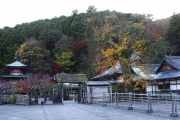 法輪寺の境内