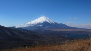 左手に山中湖