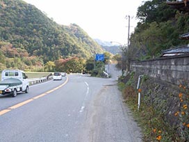 広域農道の入口