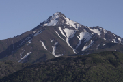 残雪の利尻山