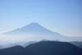 頂上裏手側からは富士山