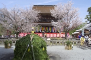 金峯山寺の境内