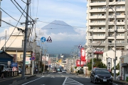 右手には富士山が