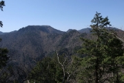 山上ヶ岳を遠望