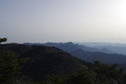 八経ヶ岳から北西方面
