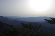 八経ヶ岳から東方面