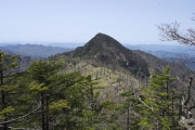 釈迦ヶ岳を望む