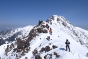 下山する人達 下山する人達