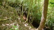 抉れてしまった登山道