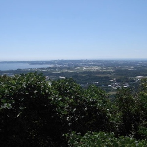 三浦海岸方面を望む