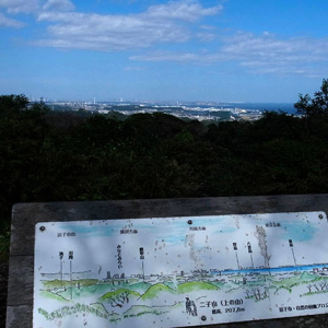 横浜や久里浜方面を望む