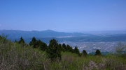 大山から丹沢の稜線