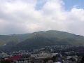 対岸に箸蔵寺のロープウェイ                                                       