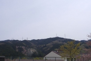 弘川寺を望む