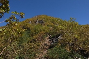 高嶺の急斜面