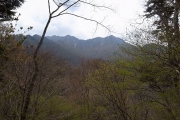 石鎚山が見えてきた