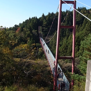 千願堂釣り橋