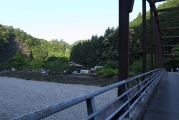 川湯温泉のキャンプ場で野営