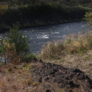 現在は河川敷の一部