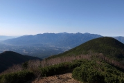 南アルプスの山々