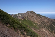 県界尾根コースで下山
