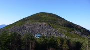 青年小屋と編笠山