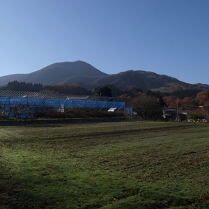 スキー場の奥に山刀伐峠