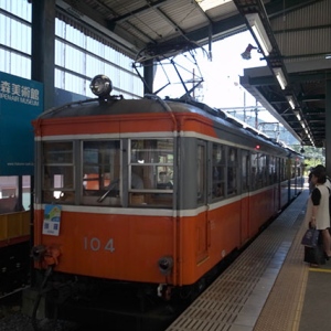 レトロな登山電車