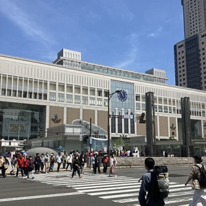 札幌駅の周辺はお祭り騒ぎ