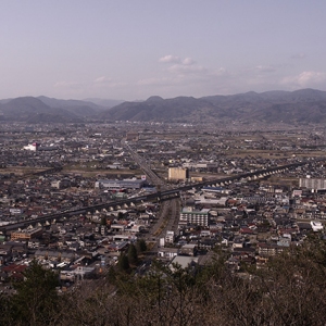 飯坂温泉方面