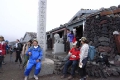 頂上で一息