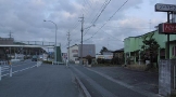 バイパスができて寂れた道路