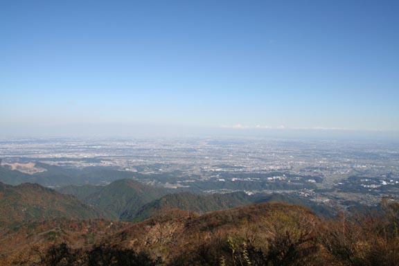 都心や横浜方面も一望できる