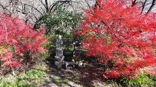 宝篋印塔と観音像