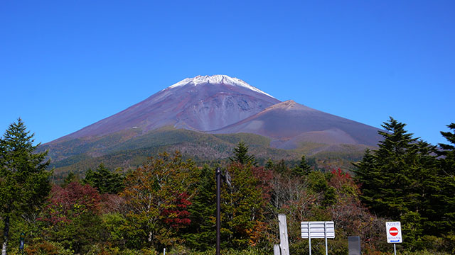 水ヶ塚駐車場からの富士山