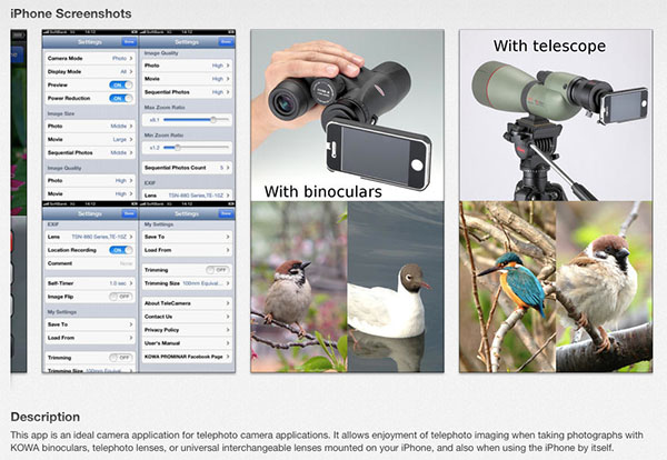 TeleCamera on AppStore 2