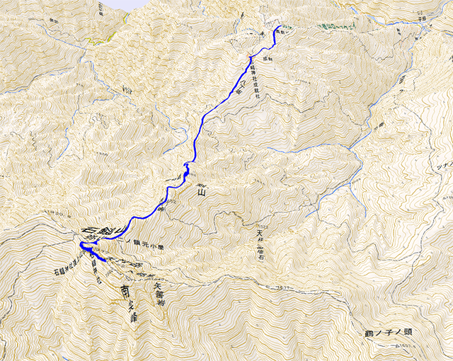 Mt. Ishizuchi 3D View