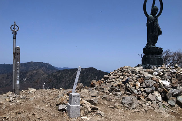 釈迦ヶ岳頂上