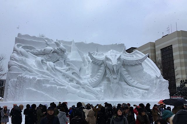 今日から雪祭り