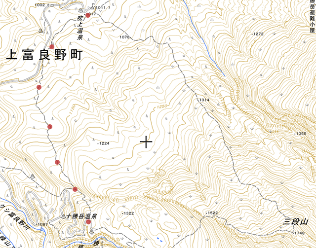十勝岳温泉・吹上温泉　登山道