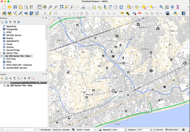GPS Tarck Layer View