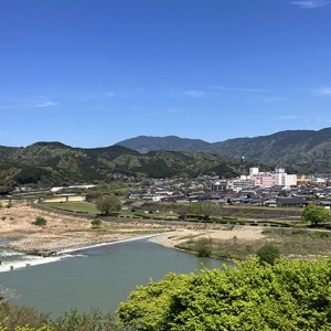 大洲駅方面